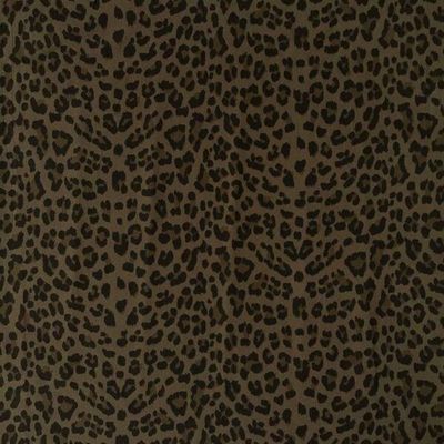 Leopard Denim - Mörkbrun