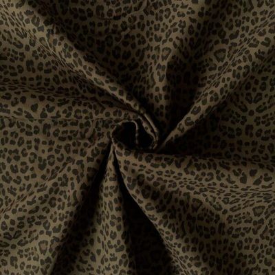 Leopard Denim - Mörkbrun