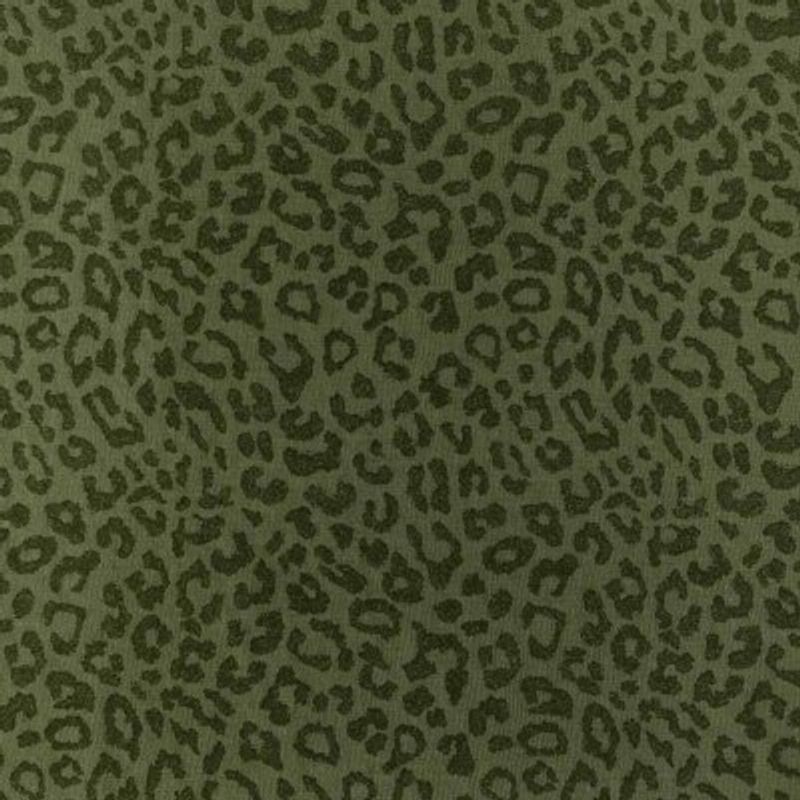 Leopardgrön merinoull
