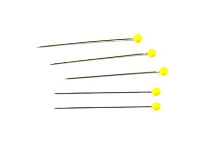 Gula quiliting pins EXTRA långa