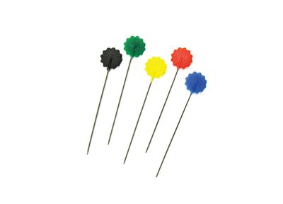 Quilting pins med blomsterhuvud