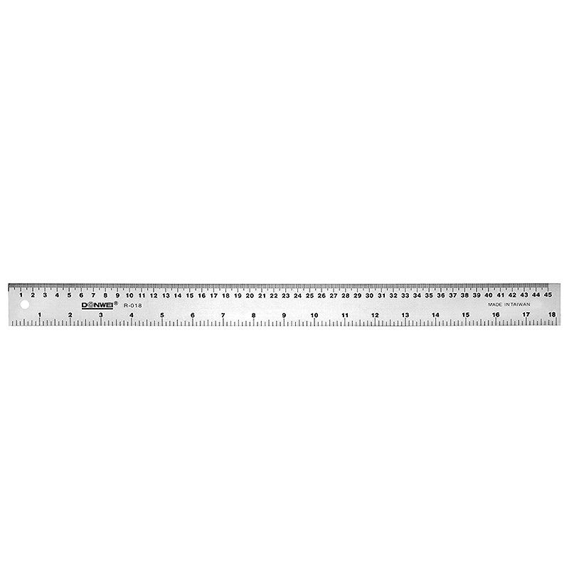 Linjal 18´ Inch - 45 cm Aluminium standard