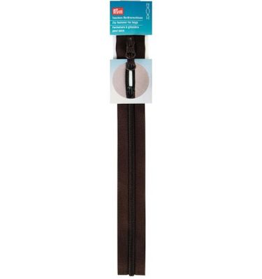 Dragkedja för väskor 2-vägs - Mörkbrun 60 cm