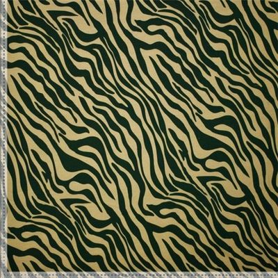 Zebra Öglad Jogging Grön - Beige