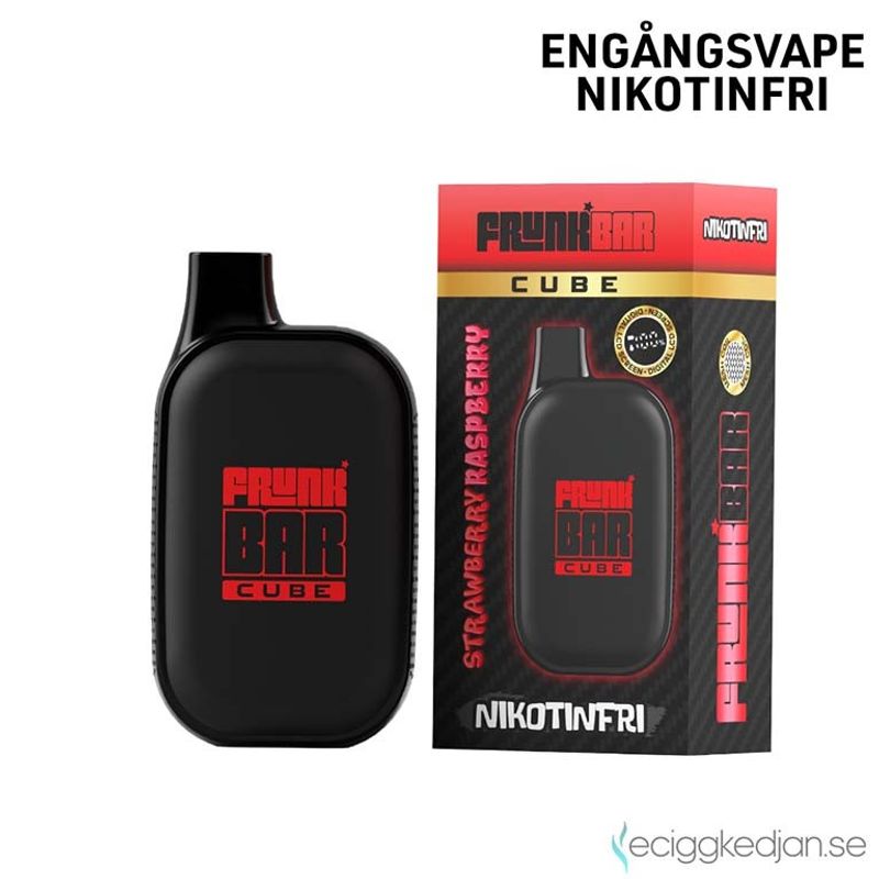 Frunk Bar Cube ZERO | Strawberry Raspberry | Nikotinfri Engångsvape