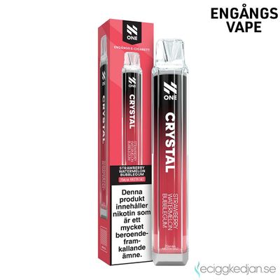 N One Crystal | Strawberry Watermelon Bubblegum | Engångsvape