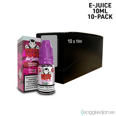 Vampire Vape | Pinkman Cherry | 10ml E-Juice | 10pack