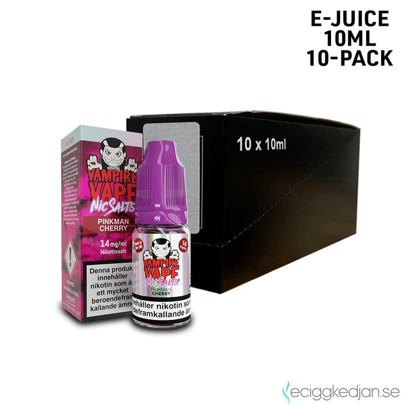Vampire Vape | Pinkman Cherry | 10ml E-Juice | 10pack