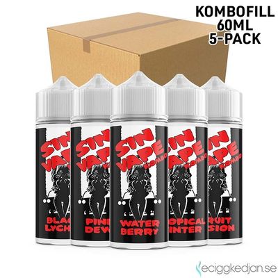 Sin Vape | Komplett Pack | 5st*Kombofill 60ml