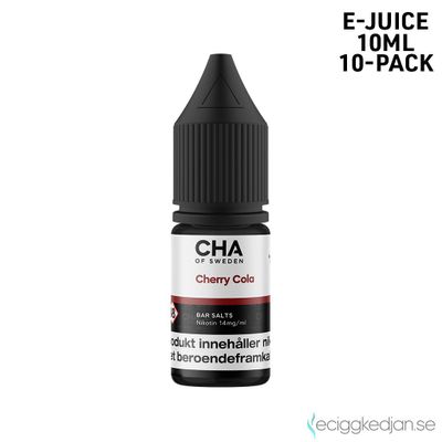 CHA of Sweden Drinks Edition | Cherry Cola | 10ml E-Juice | 10pack