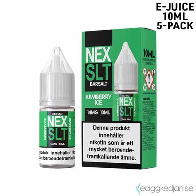NEX SLT ICE | Kiwiberry Ice | 10ml E-Juice | 5pack