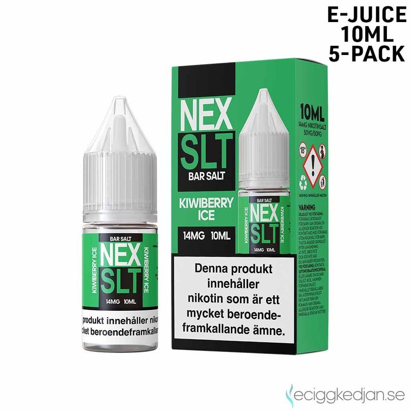 NEX SLT ICE | Kiwiberry Ice | 10ml E-Juice | 5pack