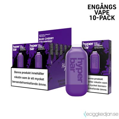 Hyper Bar | Blue Cherry Cranberry | Engångsvape | 10pack