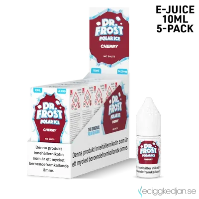 Dr Frost Polar Ice Nic Salt | Cherry | 10ml E-Juice | 14,5mg Saltnikotin | 5pack