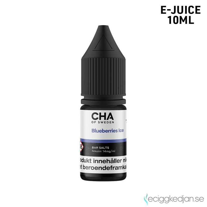 CHA of Sweden Ice Edition | Blueberries Ice | 10ml E-Juice