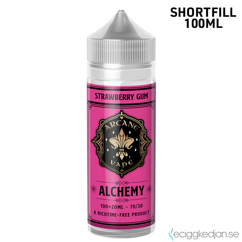 Alchemy | Strawberry Gum |100ml Shortfill
