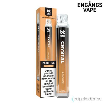 N One Crystal | Peach Ice | Engångsvape