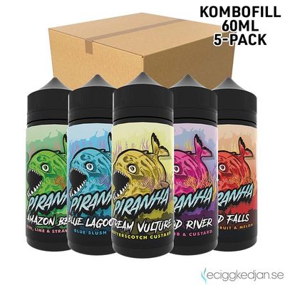 Piranha | Komplett Pack | 5st*Kombofill 60ml