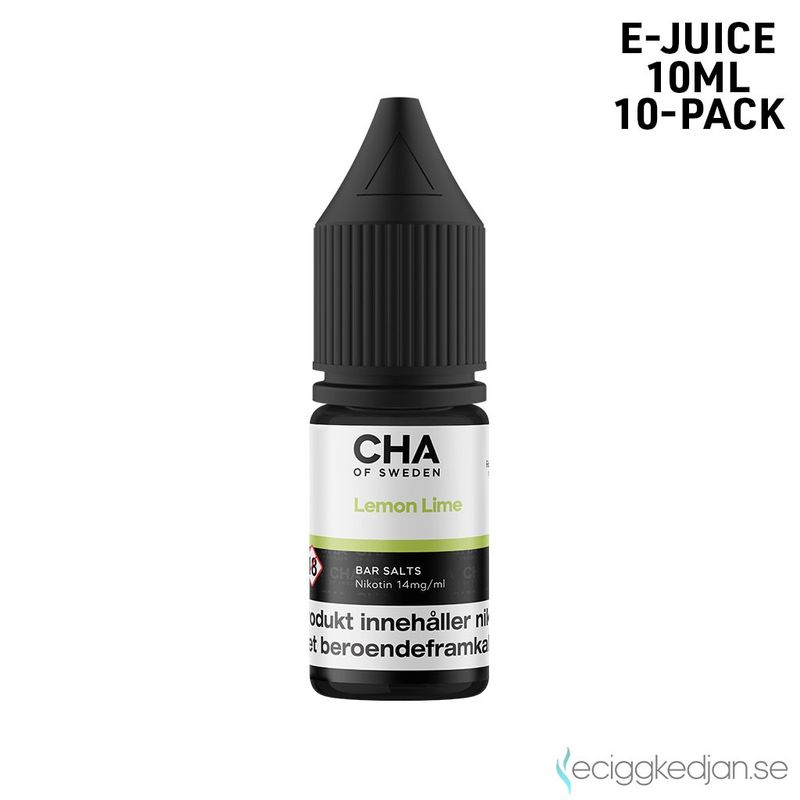 CHA of Sweden Fruit Edition | Lemon Lime | 10ml E-Juice | 10pack