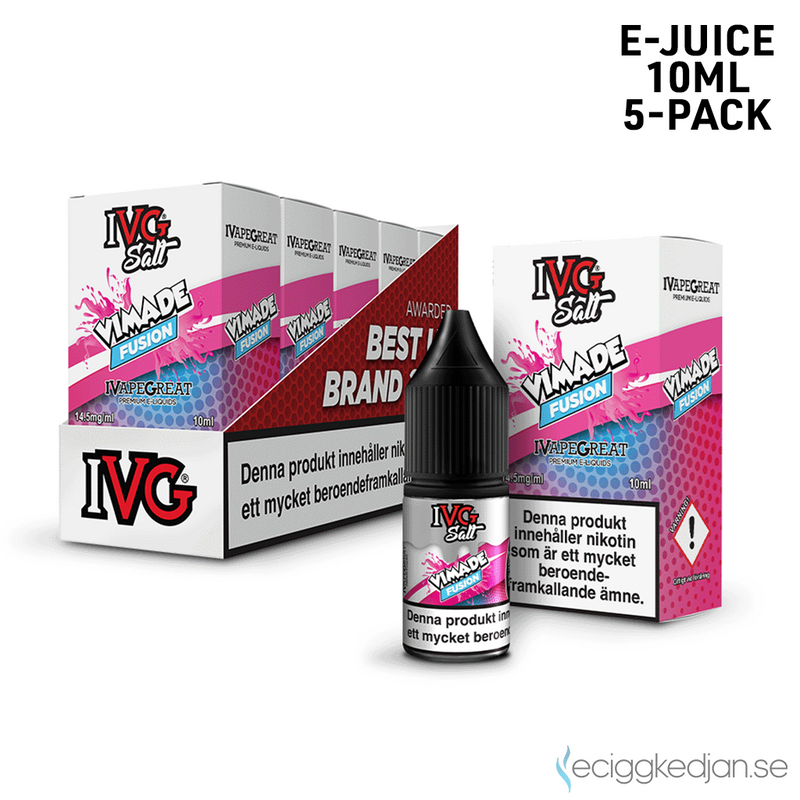 IVG Salts | Vimade Fusion | 10ml E-Juice | 14,5mg Saltnikotin | 5pack