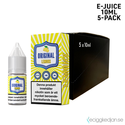Original Salt | Lemons | 10ml E-Juice | 5pack