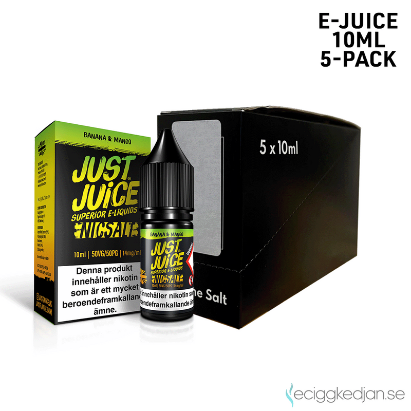 Just Juice Iconic | Banana Mango | 10ml E-Juice | 5pack