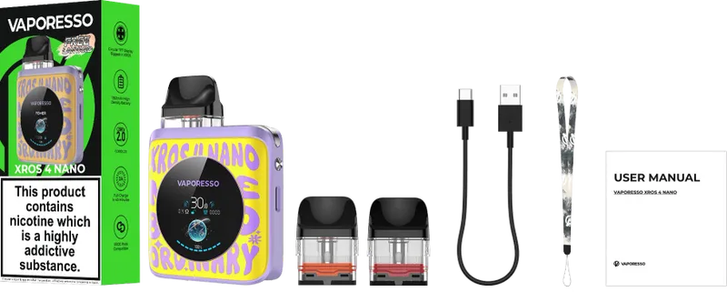 Vaporesso | XROS 4 Nano Kit | 3ml, 1350mAh