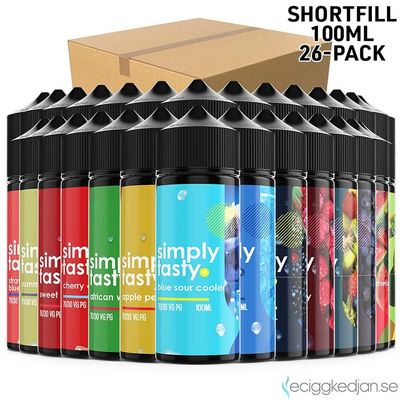 Simply Tasty | Komplett Pack | 26st*Shortfill 100ml