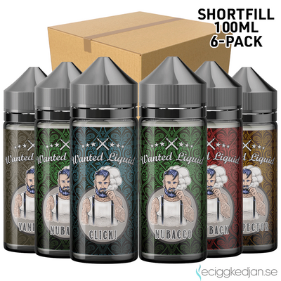 Wanted Liquid | Komplett Pack | 6st*Shortfill 100ml