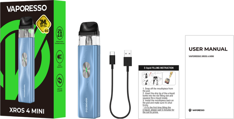 Vaporesso | Xros 4 Mini Kit | 3ml