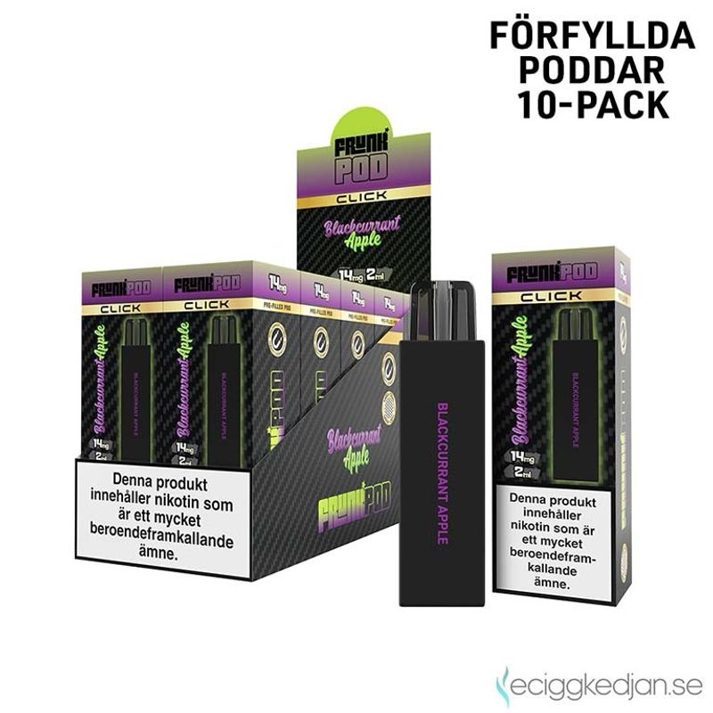 Pod Click | Frunk | Blackcurrant Apple | 10pack