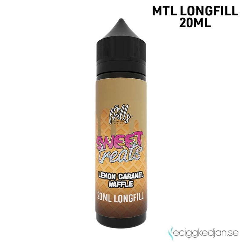 No Frills | Sweet Treats Lemon Caramel Waffle | 20ml Longfill