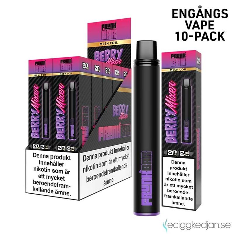 Frunk Bar | Berry Mixer | Engångsvape | 10pack