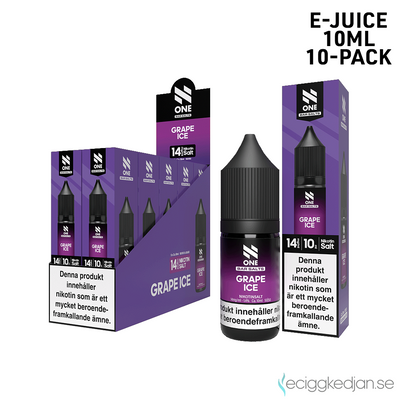 N One Crystal | Grape Ice | 10ml E-Juice | 10pack
