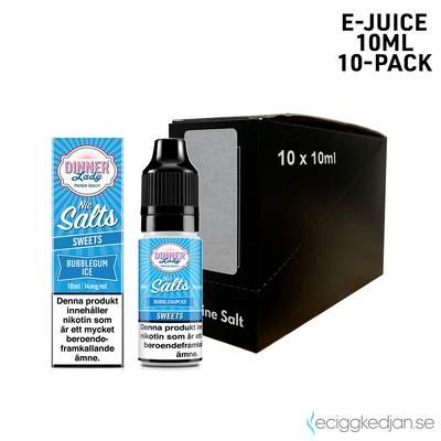 Dinner Salt | Bubblegum Ice | 10ml E-Juice | 10pack