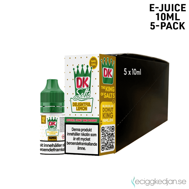 DK Salts | Delightful Lemon | 10ml E-Juice | 5pack