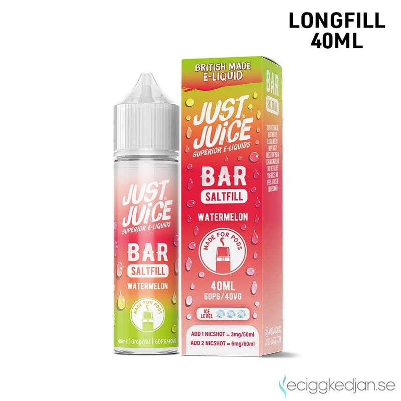 Just Juice Bar | Watermelon | 40ml Longfill