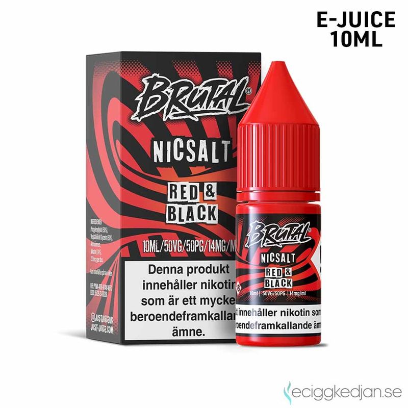 Just Juice Brutal | Red Black | 10ml E-Juice