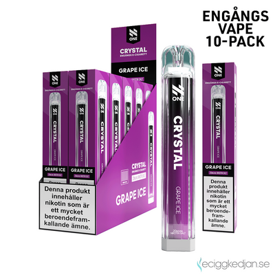 N One Crystal | Grape Ice | Engångsvape | 10pack