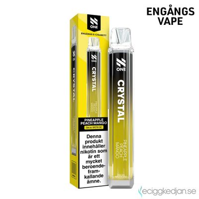 N One Crystal | Pineapple Peach Mango | Engångsvape