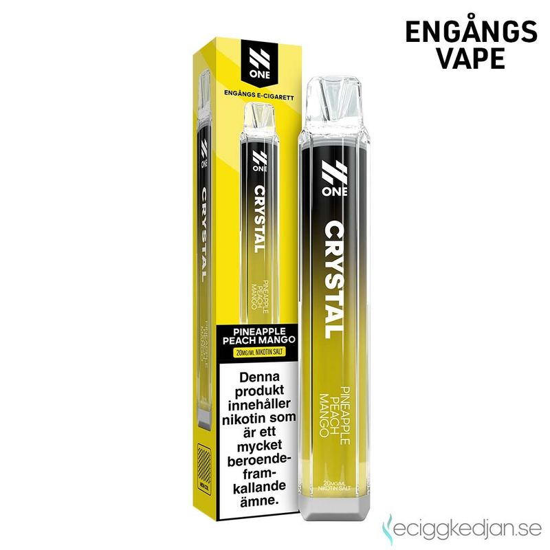 N One Crystal | Pineapple Peach Mango | Engångsvape