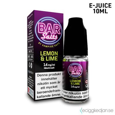 Bar Salts | Lemon Lime | 10ml E-Juice
