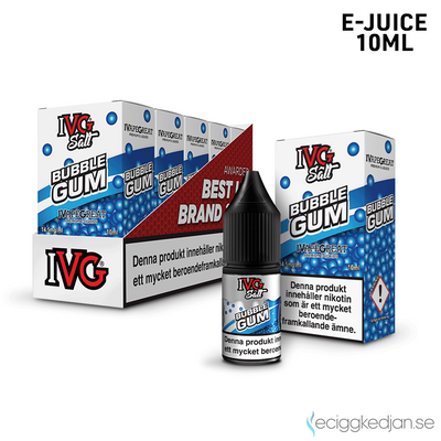 IVG Salts | Bubblegum | 10ml E-Juice | 14,5mg Saltnikotin | 5pack