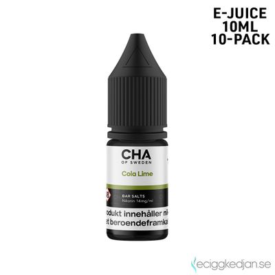 CHA of Sweden Drink Edition | Cola Lime | 10ml E-Juice | 10pack