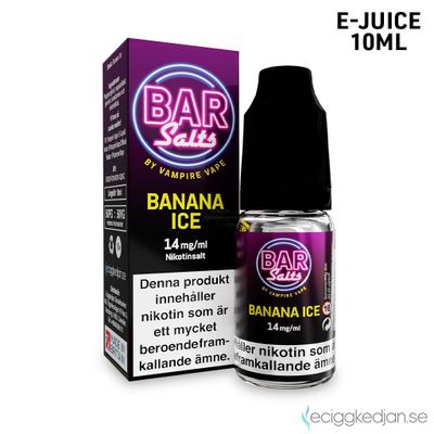 Bar Salts | Banana Ice | 10ml E-Juice