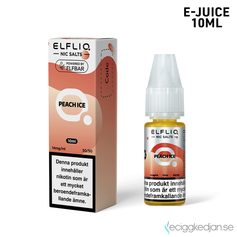 Elfliq | Peach Ice | 10ml E-Juice