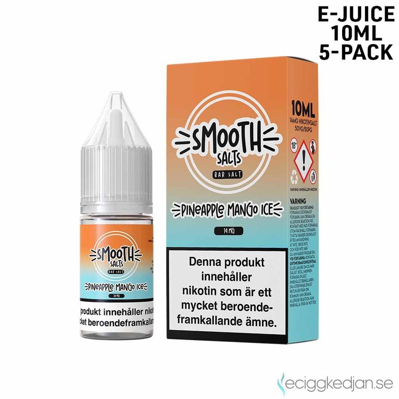 Smooth Salt ICE | Pineapple Mango Ice | 10ml E-Juice | 5pack