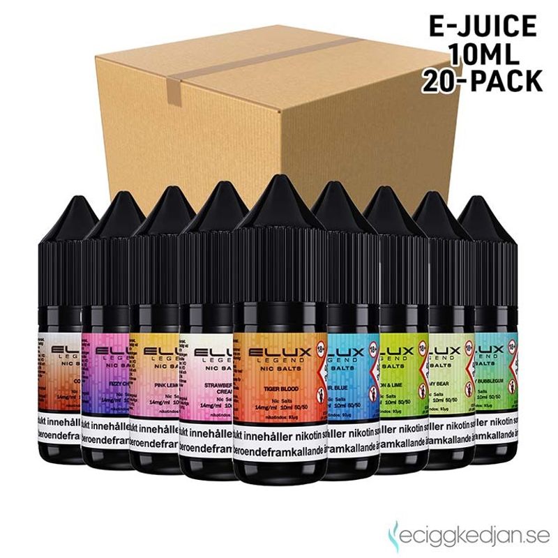 Elux Legends Salts 14mg Nikotinsalt | Komplett Pack | 20*1