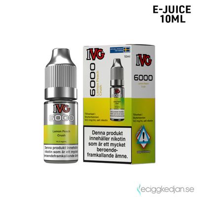 IVG 6000 | Lemon Peach Crush  | 10ml E-Juice | 14,5mg Saltnikotin