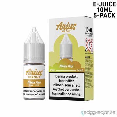 Arius Bar Salt Fruity | Melon Kiwi | 10ml E-Juice | 5pack